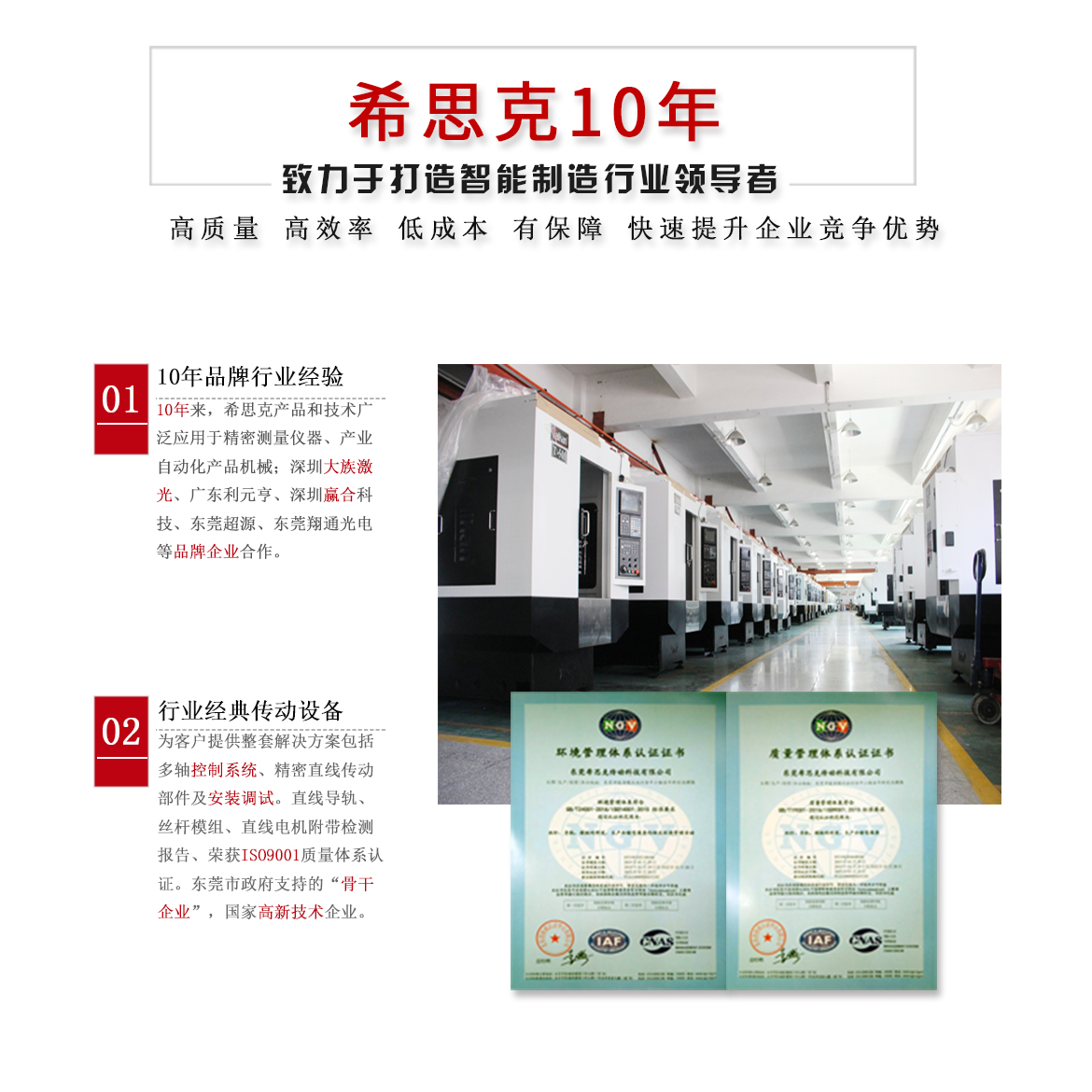 希思克產(chǎn)品核心優(yōu)勢(shì)